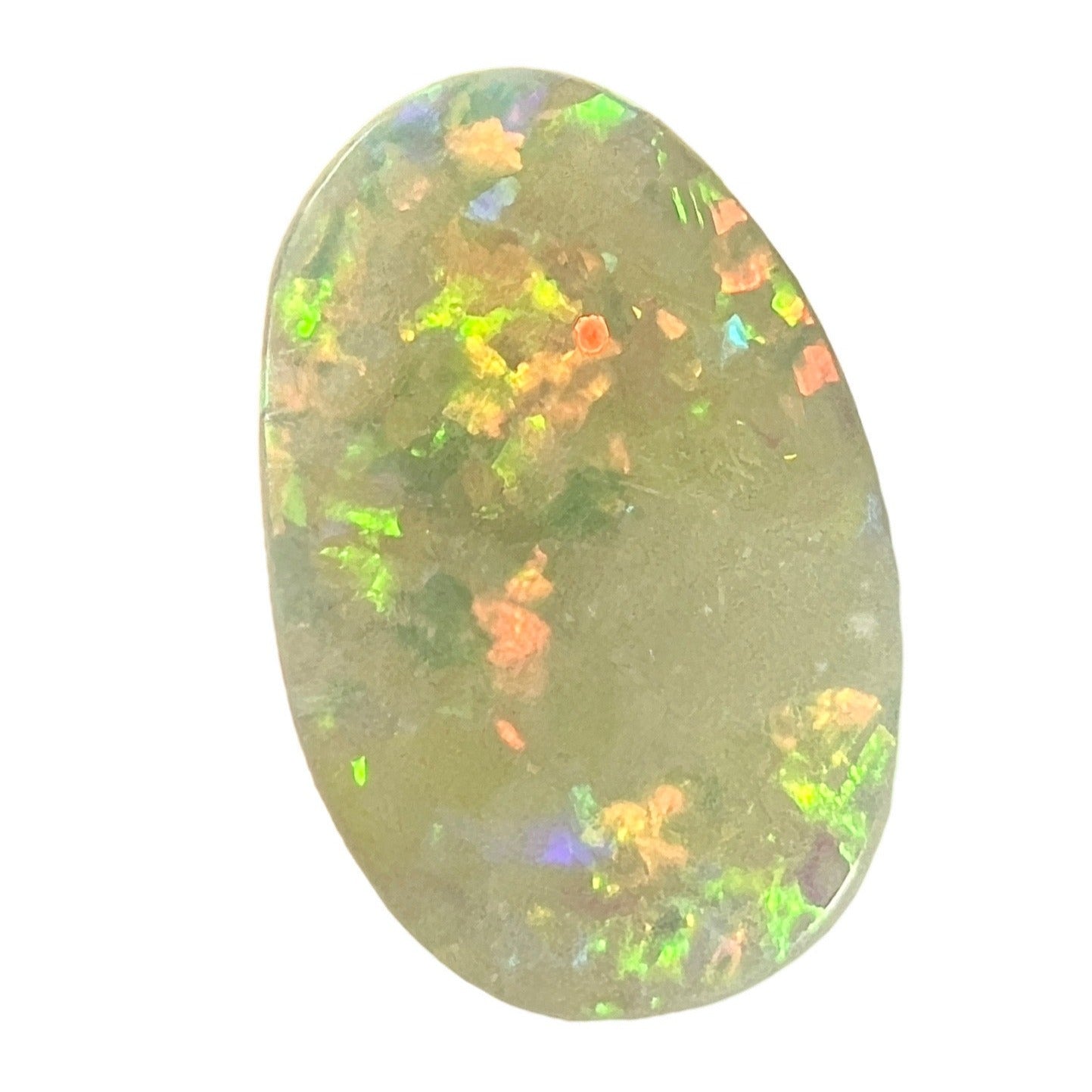 Great 2.05ct Coober Pedy solid opal with rolling flash pattern. Beautiful colours. Ready to go.