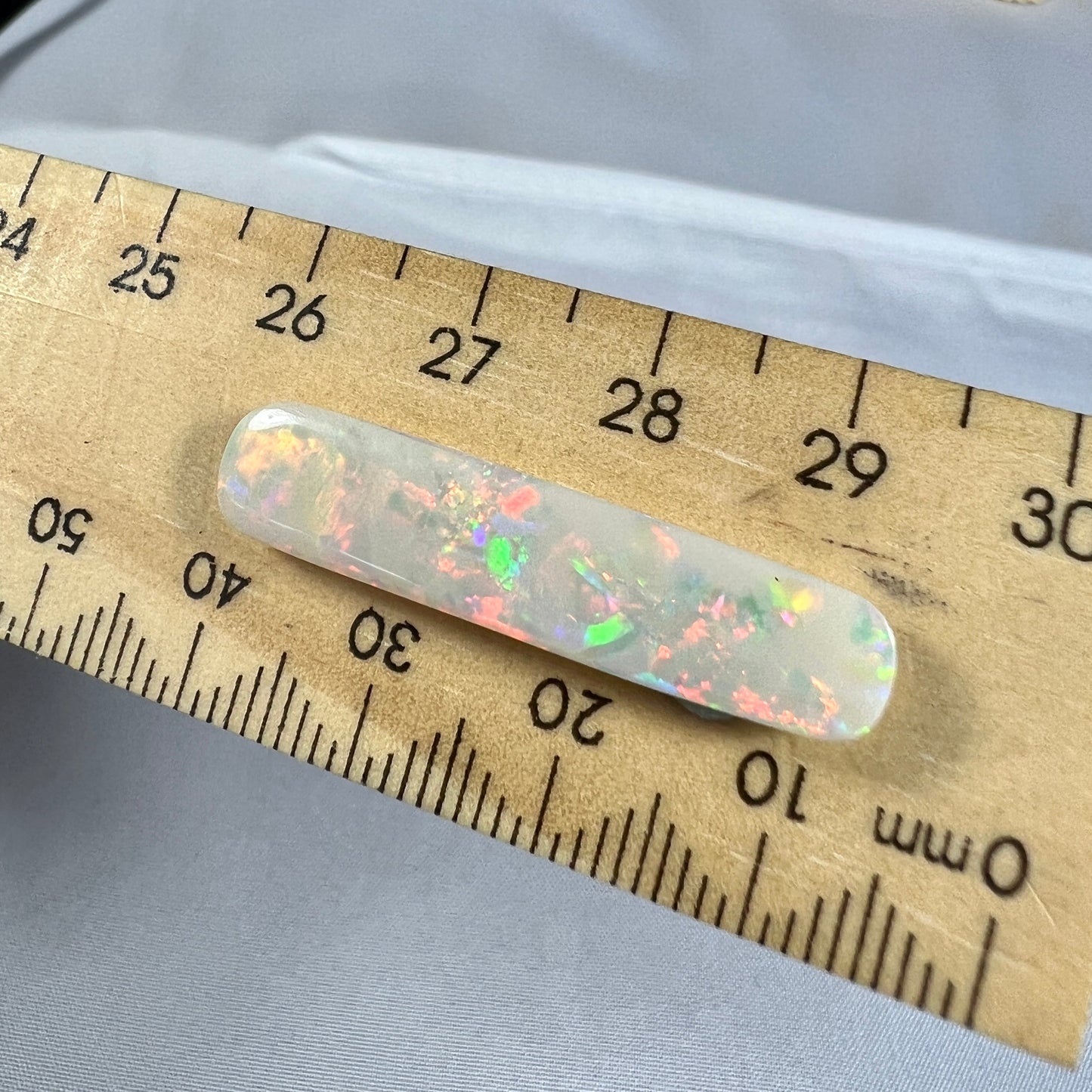 Awesome Grawin semi crystal pendant opal, showing all colours.
