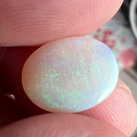 Another fine example of beautiful crystal opal. Lovely cut and dome by Bill Johnston.