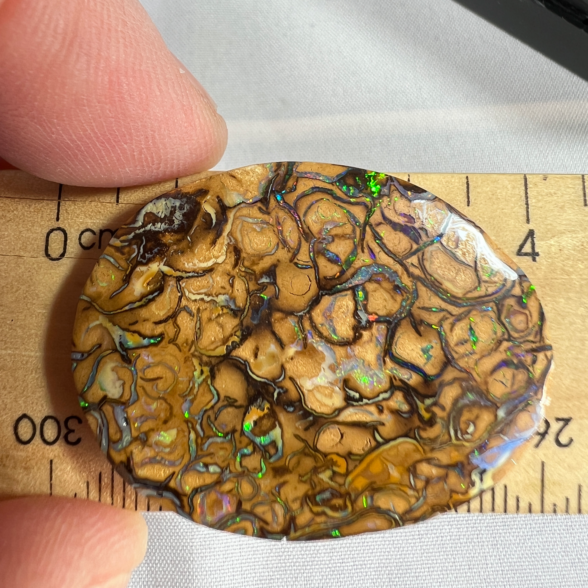 Large Yowah Matrix opal with a great pattern and colour.